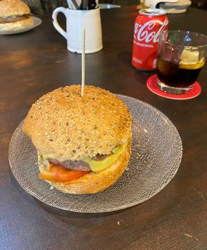 burger  at La Golosa Vegan Vurger in Barcelona