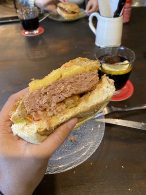 Burger at La Golosa Vegan Vurger in Barcelona