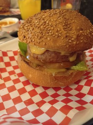  at La Golosa Vegan Vurger in Barcelona