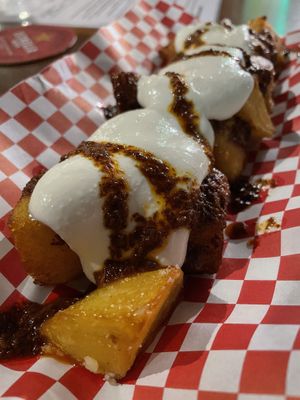 Best bravas  at La Golosa Vegan Vurger in Barcelona