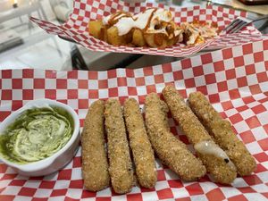 Starters  at La Golosa Vegan Vurger in Barcelona