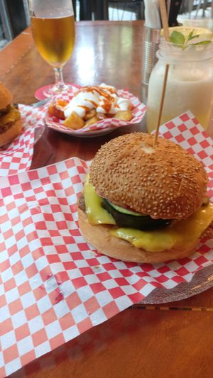 Ratatouille Pesto Vurger at La Golosa Vegan Vurger in Barcelona
