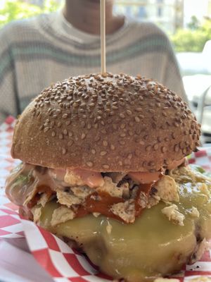 Vegan  at La Golosa Vegan Vurger in Barcelona