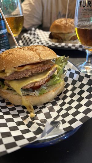   at La Golosa Vegan Vurger in Barcelona