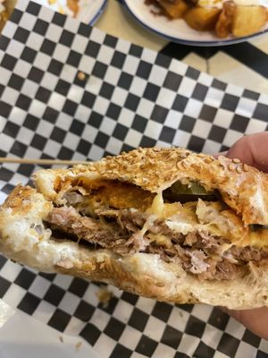   at La Golosa Vegan Vurger in Barcelona