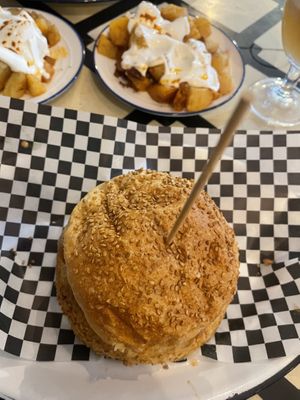   at La Golosa Vegan Vurger in Barcelona