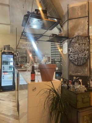   at La Golosa Vegan Vurger in Barcelona