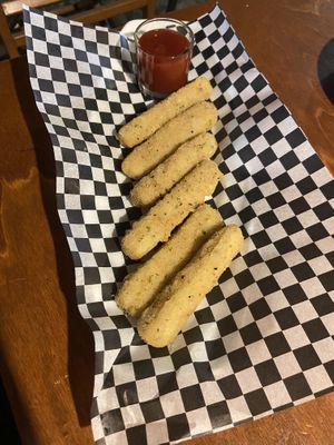 Mozzarella sticks   at La Golosa Vegan Vurger in Barcelona