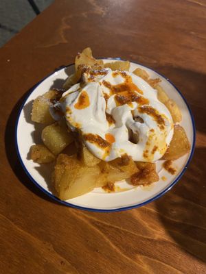 Bravas galosas   at La Golosa Vegan Vurger in Barcelona