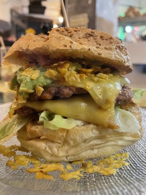 Chingona  at La Golosa Vegan Vurger in Barcelona