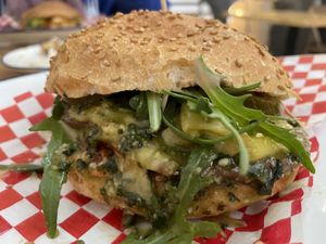 Italyan  at La Golosa Vegan Vurger in Barcelona