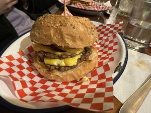 Hamburguesa Veikon  at La Golosa Vegan Vurger in Barcelona