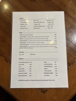 Carta Marzo 2023 (2/2)  at La Golosa Vegan Vurger in Barcelona