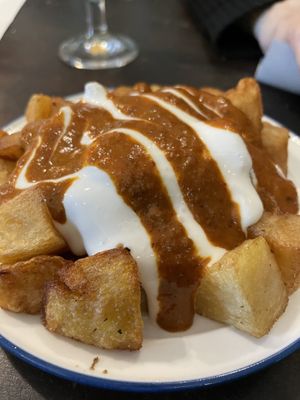 Best bravas in town!  at La Golosa Vegan Vurger in Barcelona