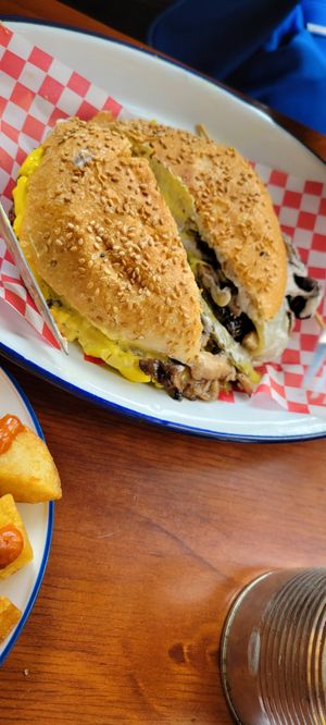  at La Golosa Vegan Vurger in Barcelona