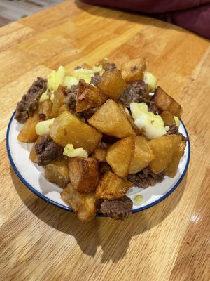 Huegos rotos 😋  at La Golosa Vegan Vurger in Barcelona