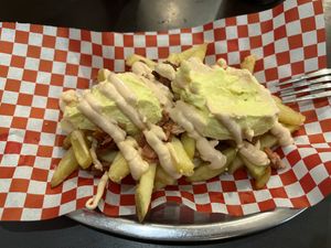   at La Golosa Vegan Vurger in Barcelona