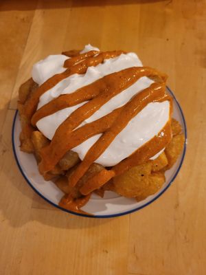  at La Golosa Vegan Vurger in Barcelona