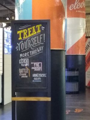 Sign  at Eleven TLC in Atlanta