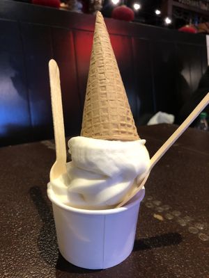 Vanilla soft serve  at Eleven TLC in Atlanta