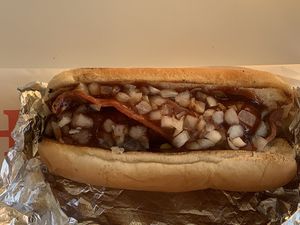 Bak’n Wrap Dog at Veg & Go Plant Based in Riverside