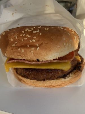 Wild west burger  at Veg & Go Plant Based in Riverside