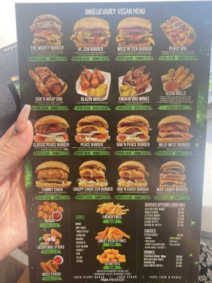 This is their menu!! & ask about their secret menu. Follow them on Instagram.  at Veg & Go Plant Based in Riverside