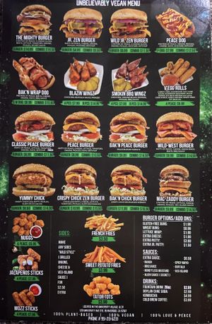 Veg & Go’s Menu at Veg & Go Plant Based in Riverside