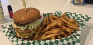 Mac-Zaddy Burger Combo   at Veg & Go Plant Based in Riverside