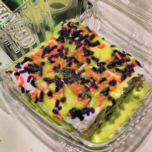 Tres leches cake at Veg & Go Plant Based in Riverside
