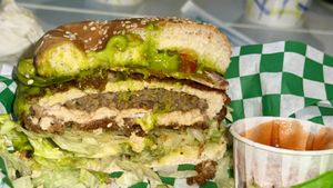 The Merger….sooo good 🤤  at Veg & Go Plant Based in Riverside