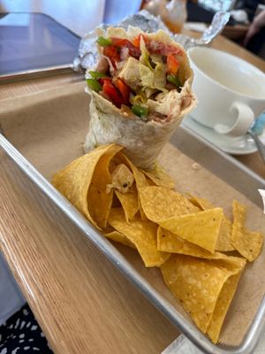 Vegan burrito,  at Miracle Bakery in Burbank