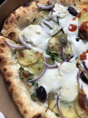 Pizza Bianca at PLANTA in West Palm Beach