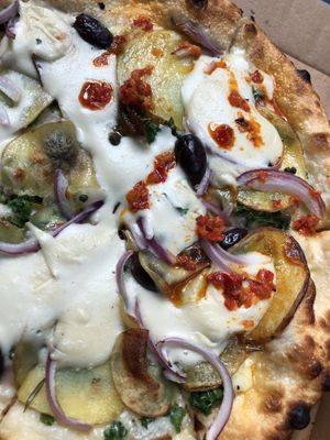 Pizza Bianca at PLANTA in West Palm Beach