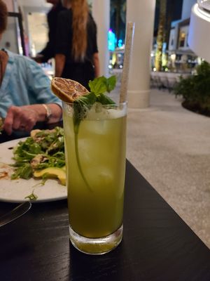 Matcha mojito at PLANTA in West Palm Beach