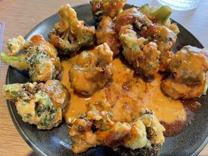 Bang bang broccoli  #Veganuary at PLANTA in West Palm Beach