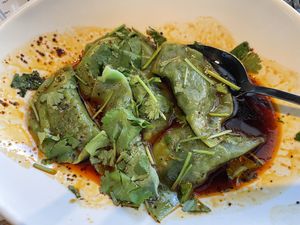 Steamed dumplings  #Veganuary at PLANTA in West Palm Beach