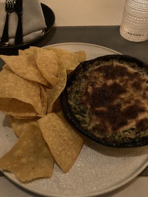 Spinach artichoke dip  at PLANTA in West Palm Beach