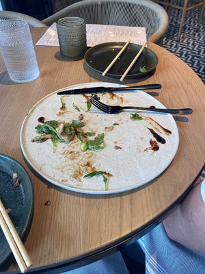 I think we liked the Funghi Salad!! We also had the Avocado Lime Tartare and Baked Crab Roll but was too excited to try them that I forgot to take pictures. All was excellent!!  at PLANTA in West Palm Beach