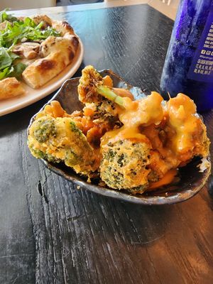 Cauliflower bites, but I'd recommend getting sauce on the side. at PLANTA in West Palm Beach