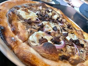  Truffle pizza  at PLANTA in West Palm Beach