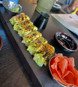Torched and Pressed Sushi  at PLANTA in West Palm Beach