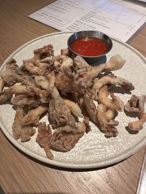 Chick’n fried mushrooms (happy hour)   at PLANTA in West Palm Beach