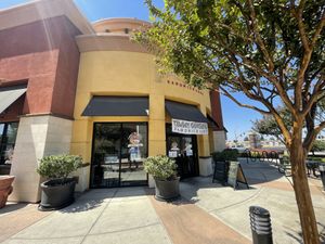 Hidden in corner.  Visible from the street but not easy to find when in parking lot  at Timmy Ginger's Sandwich Shop in Roseville