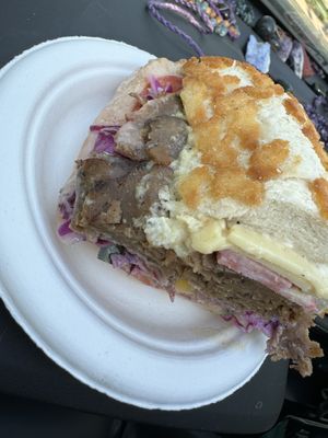 The vegan black & blue ginger   at Timmy Ginger's Sandwich Shop in Roseville