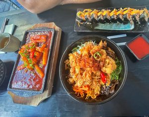 Yummy vegan korean food ♡  at Kini in Hamburg