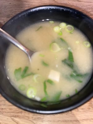 Miso Suppe ( bei Gericht 40-44) mit dabei  at Kini in Hamburg
