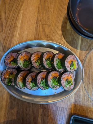 Veggie sushi at Kini in Hamburg