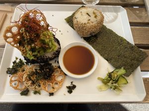 Musubi plus; hot-takana onigiri at 279 in West Melbourne