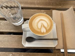 Oat latte at 279 in West Melbourne